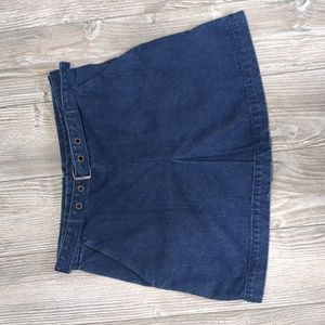 Forever 21 Denim Belted Mini Skirt Size 24